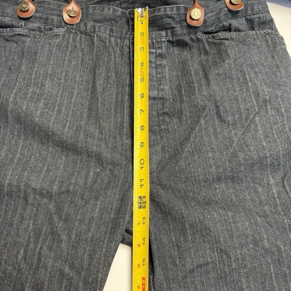 Vintage Frontier Classic Buckle Back Outlaw Trousers Jeans Suspenders Mens 40 - Picture 11 of 14